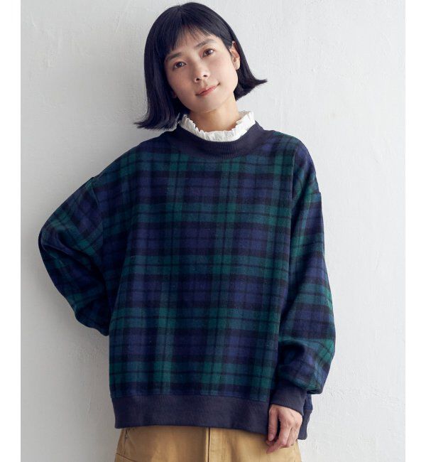 Lbc with Life「チェック切り替えリブプルオーバー」|その他|