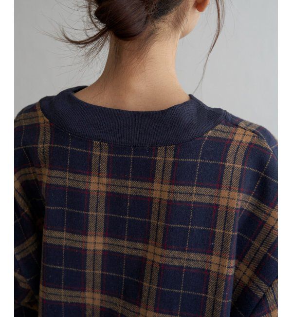 Lbc with Life「チェック切り替えリブプルオーバー」|その他|