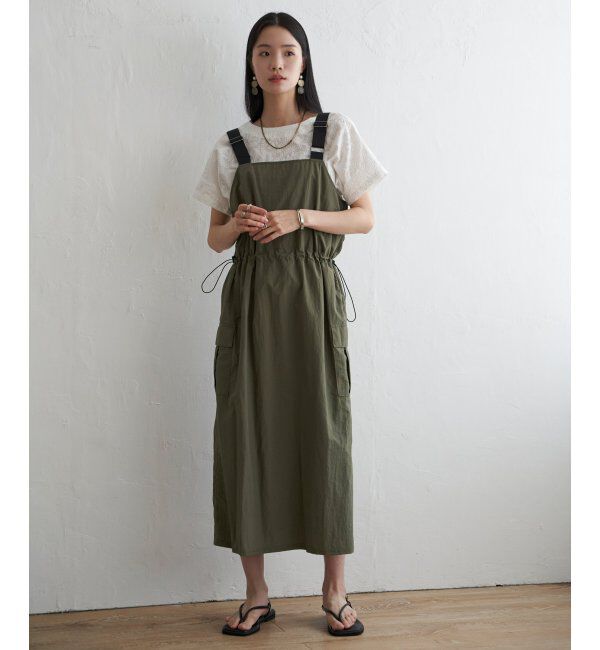 Lbc with Life「ナイロンワークジャンスカ」|ワンピース|