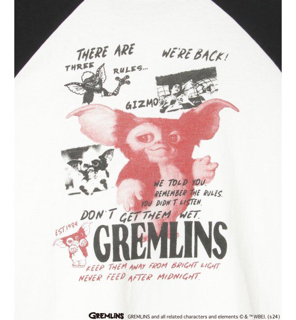 VENCE share style「GREMLINS グレムリン ラグランロンTシャツ」|Tシャツ・カットソー|