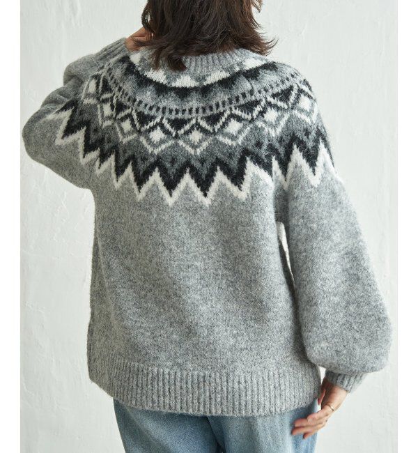 VENCE share style「ノルディックニットプルオーバー」|ニット・セーター|