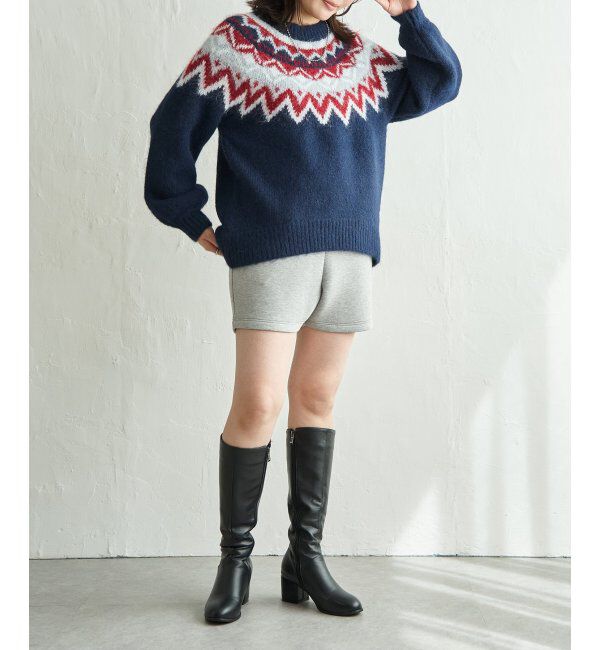 VENCE share style「ノルディックニットプルオーバー」|ニット・セーター|