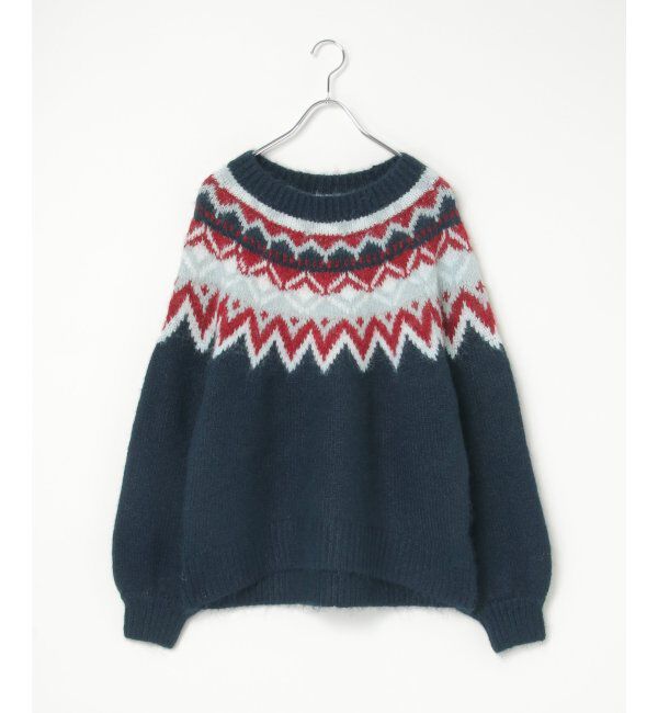 VENCE share style「ノルディックニットプルオーバー」|ニット・セーター|