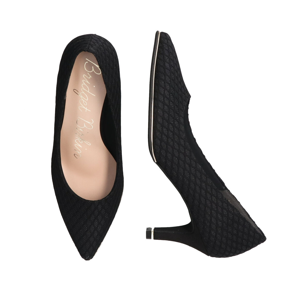 Bridget Birkin「【Bridget Birkin】メッシュ生地7㎝ヒールパンプス」|パンプス|