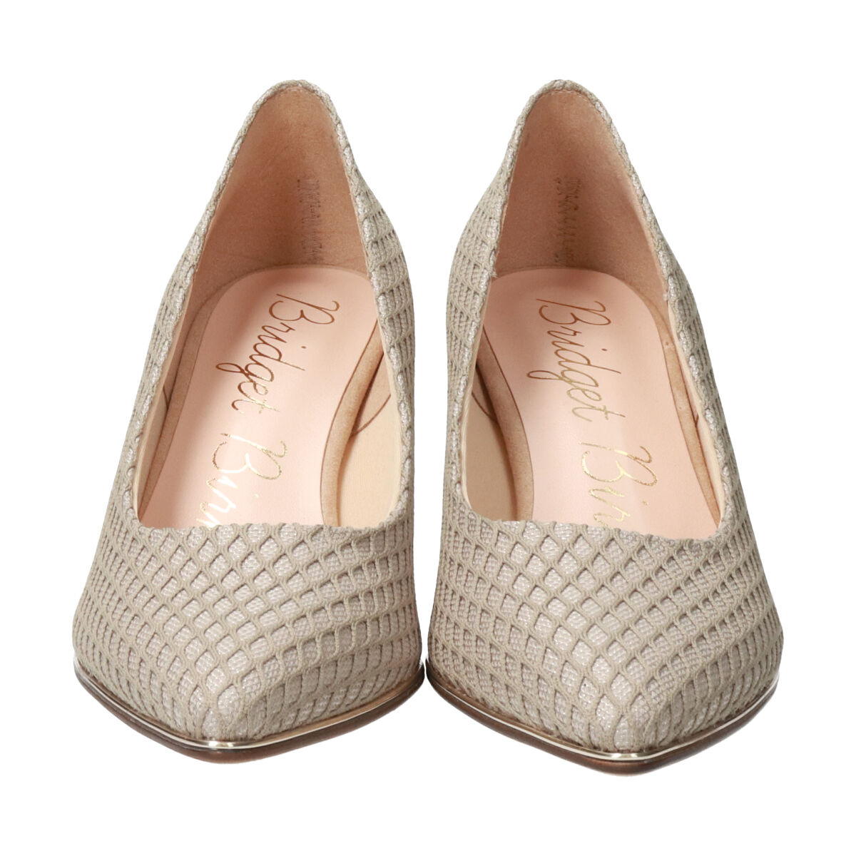 Bridget Birkin「【Bridget Birkin】メッシュ生地7㎝ヒールパンプス」|パンプス|