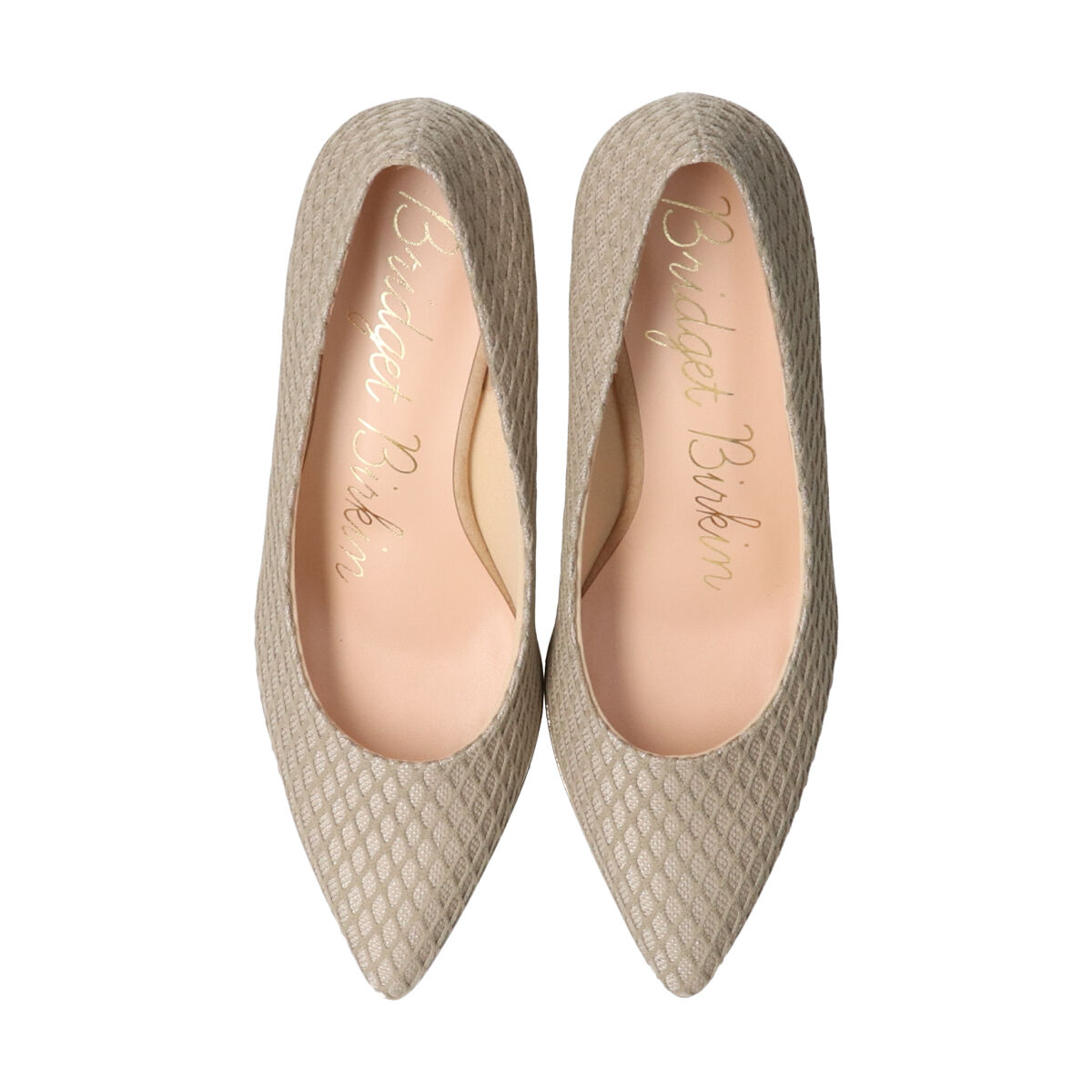 Bridget Birkin「【Bridget Birkin】メッシュ生地7㎝ヒールパンプス」|パンプス|