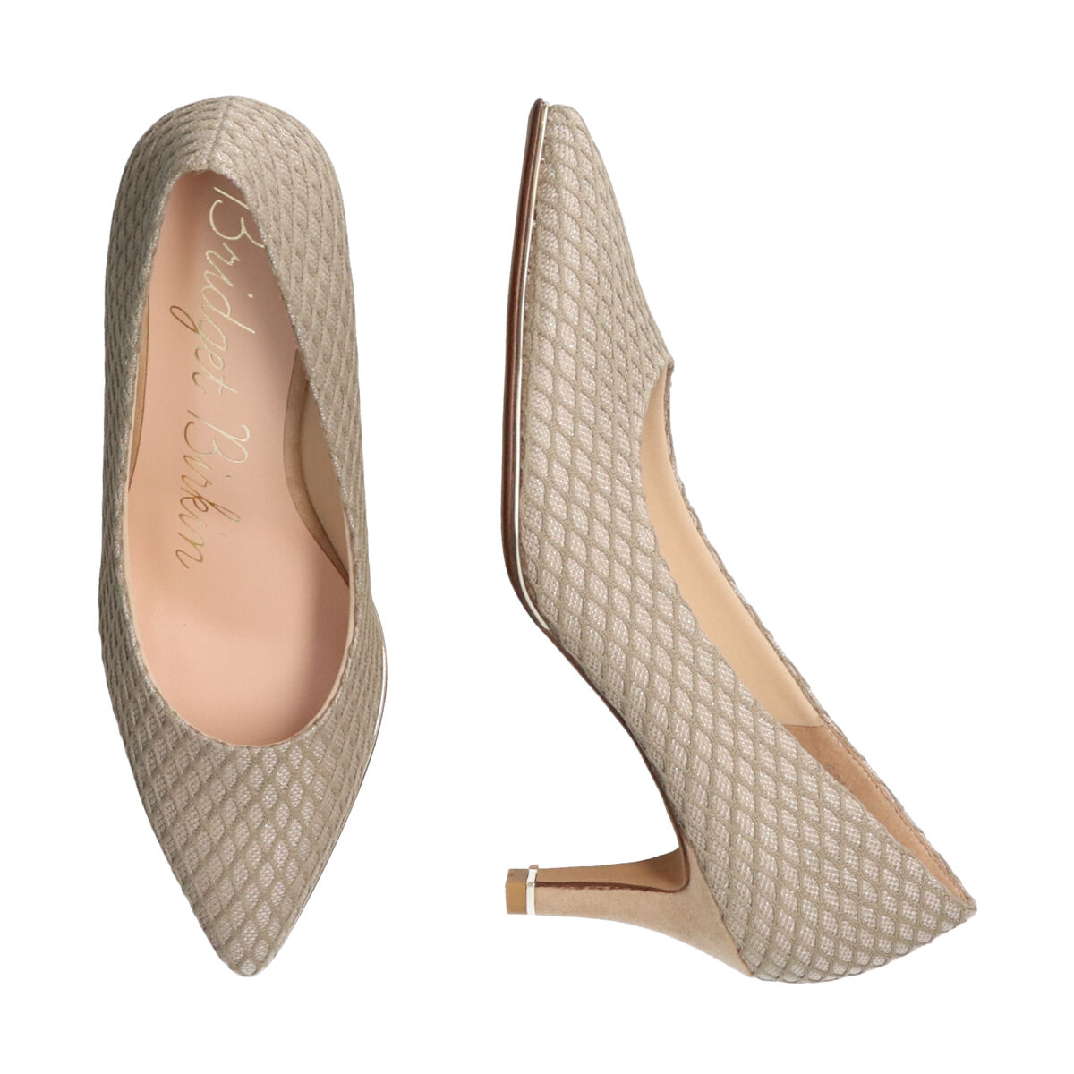 Bridget Birkin「【Bridget Birkin】メッシュ生地7㎝ヒールパンプス」|パンプス|