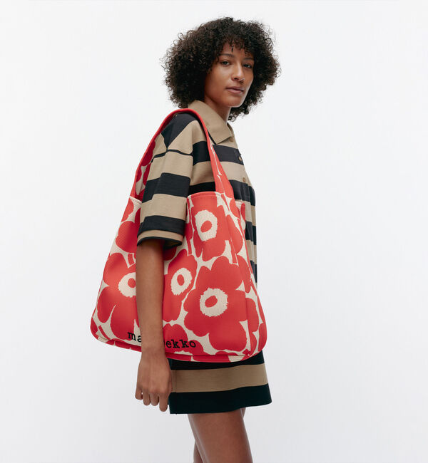 Marimekko「Knitted Bag Large Unikko ショルダーバッグ」|ショルダー・メッセンジャー|