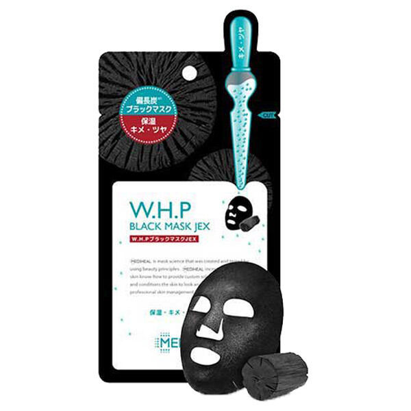 MEDIHEAL「MEDIHEAL(メディヒール) メディヒール W.H.P ブラックマスク JEX (25mL&times;3枚)」|フェイスマスク・パック|