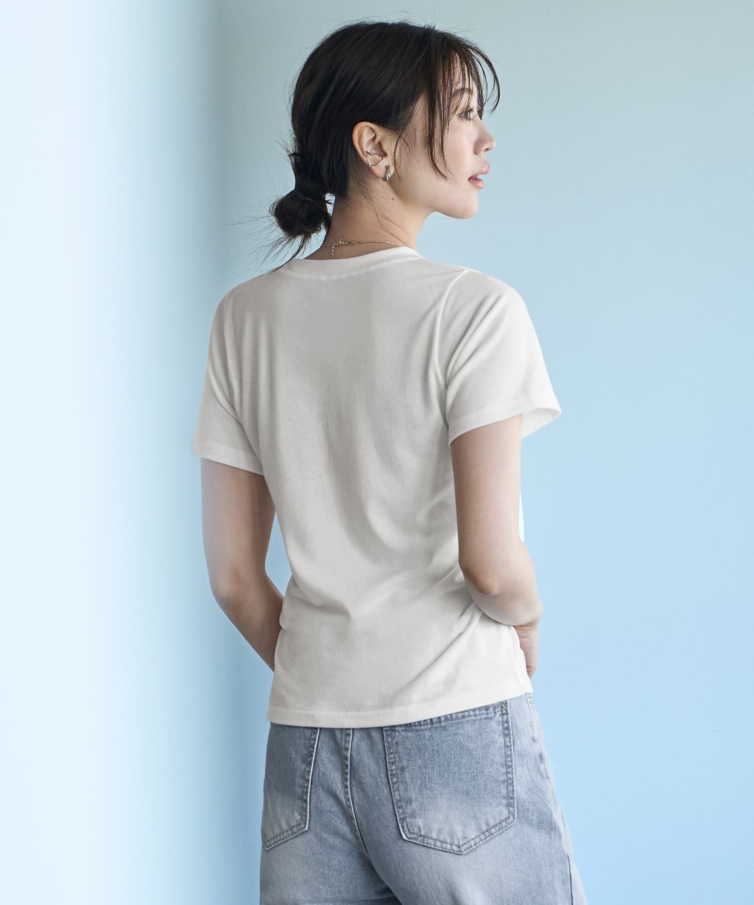  「ふにゃふにゃ柔らかクルーネックTシャツ」|Tシャツ・カットソー|