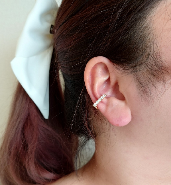 MARQUISE「ビジューラインイヤーカフ（片耳用）」|イヤーカフ|