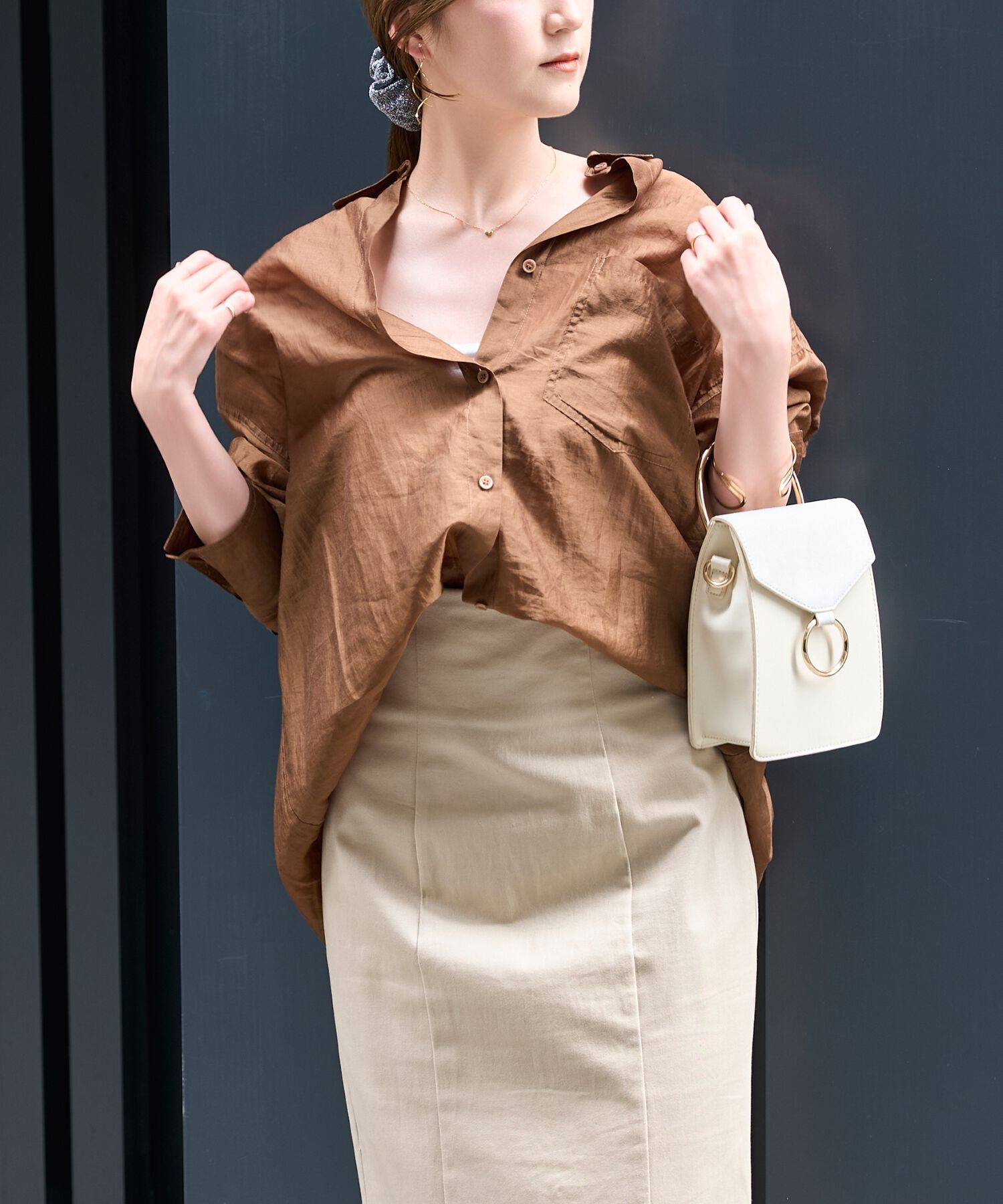 Phoebe「【金属アレルギー対応】スリークハートネックレス　ゴールド/サージカルステンレス」|ネックレス|