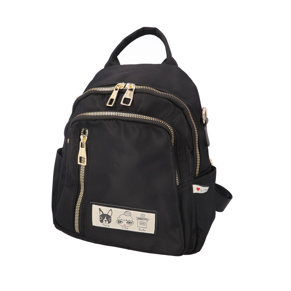 BACKYARD FAMILY「リュック レディース おしゃれ 通販 Lyre バッグ リュックサック バックパック ナイロン」|リュック|ブラック3