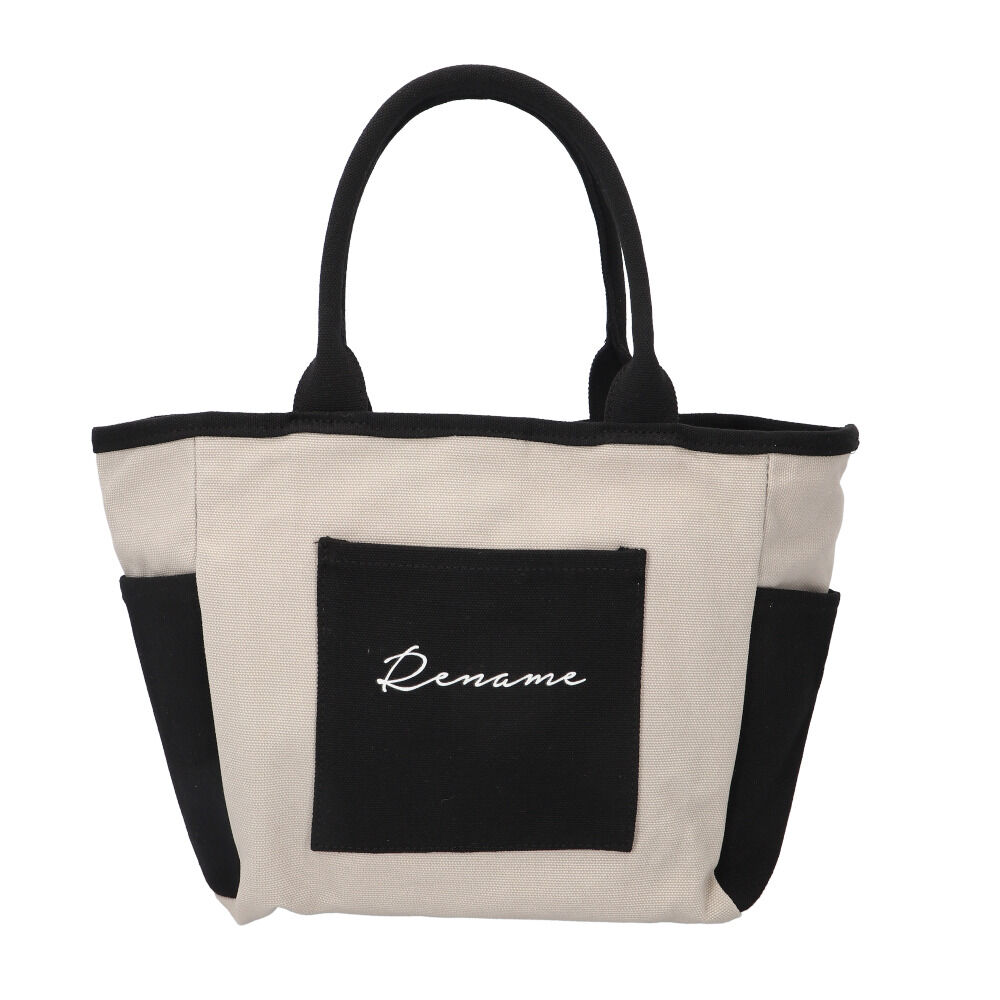 BACKYARD FAMILY「トートバッグ 大きめ キャンバス 通販 Rename バッグ リネーム バック 帆布 トートバック」|トートバッグ|グレー2