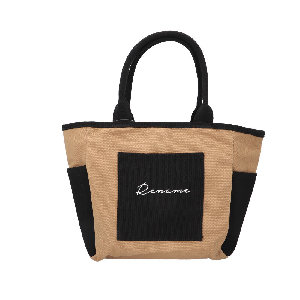 BACKYARD FAMILY「トートバッグ 大きめ キャンバス 通販 Rename バッグ リネーム バック 帆布 トートバック」|トートバッグ|ベージュ1