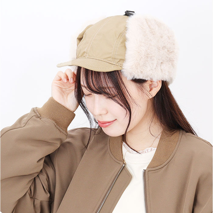 KiU「kiu 帽子 キウ K382 通販 2WAY フライトキャップ パイロットキャップ トラッパー」|キャップ・キャスケット|