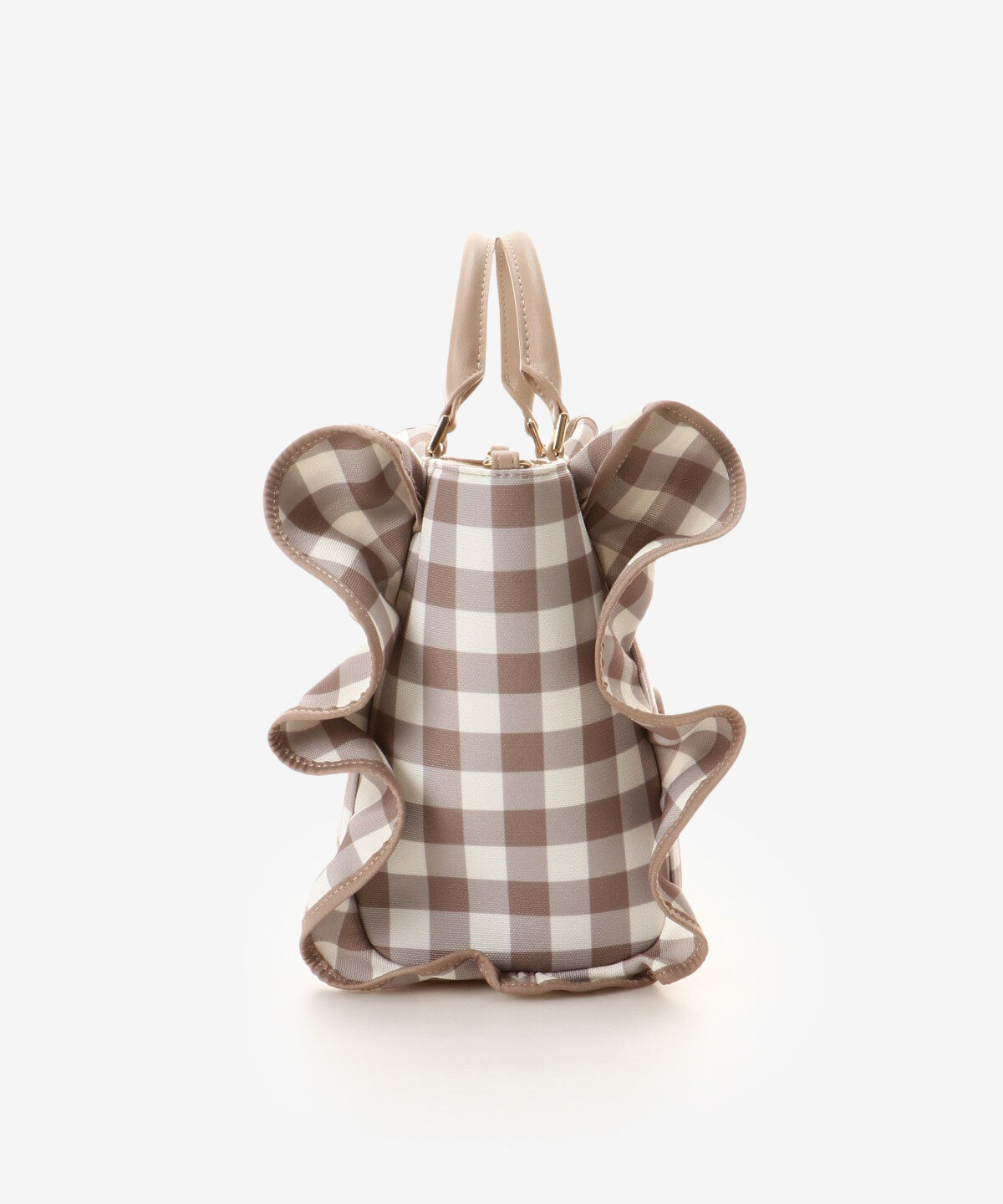Samantha Vega「チェックフリルハンドバッグ（大）」|ハンドバッグ|