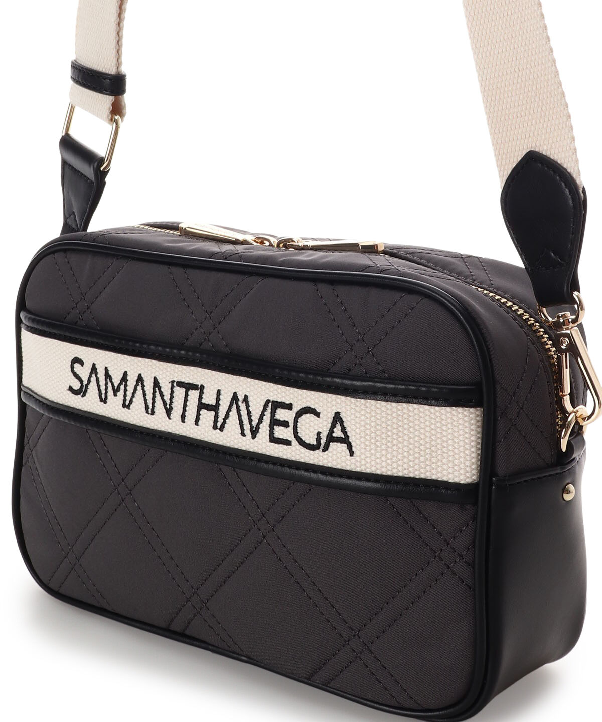 Samantha Vega「ロゴテープキルティングショルダーバッグ」|ショルダー・メッセンジャー|