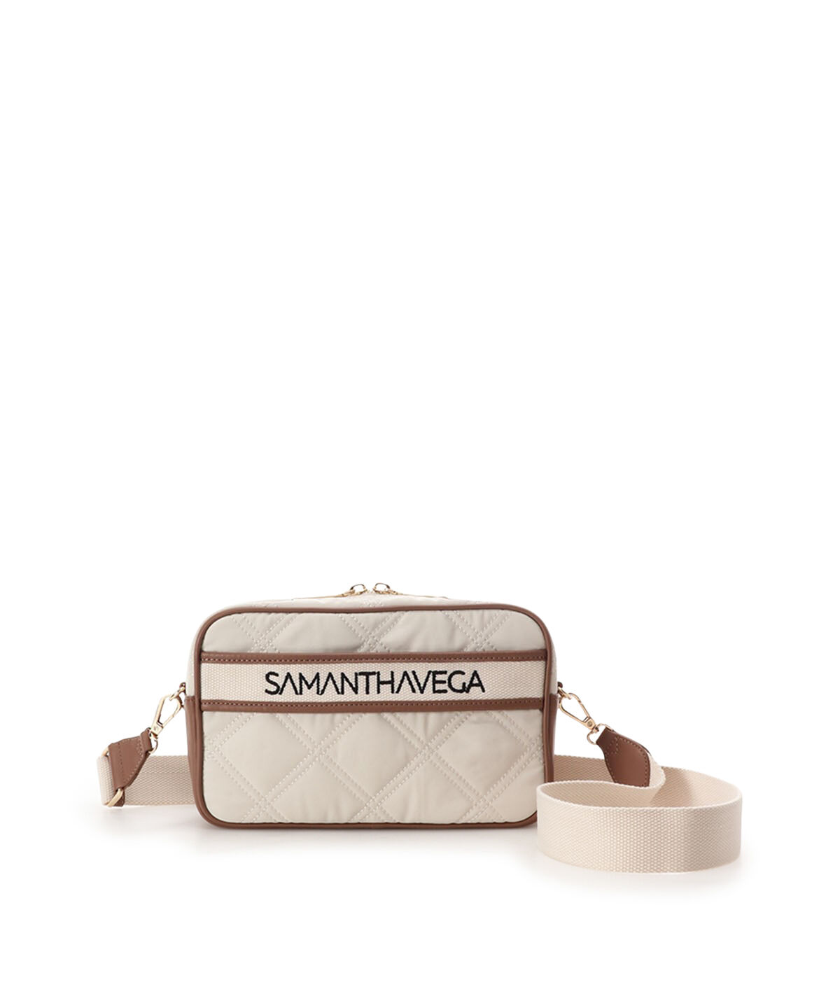 Samantha Vega「ロゴテープキルティングショルダーバッグ」|ショルダー・メッセンジャー|