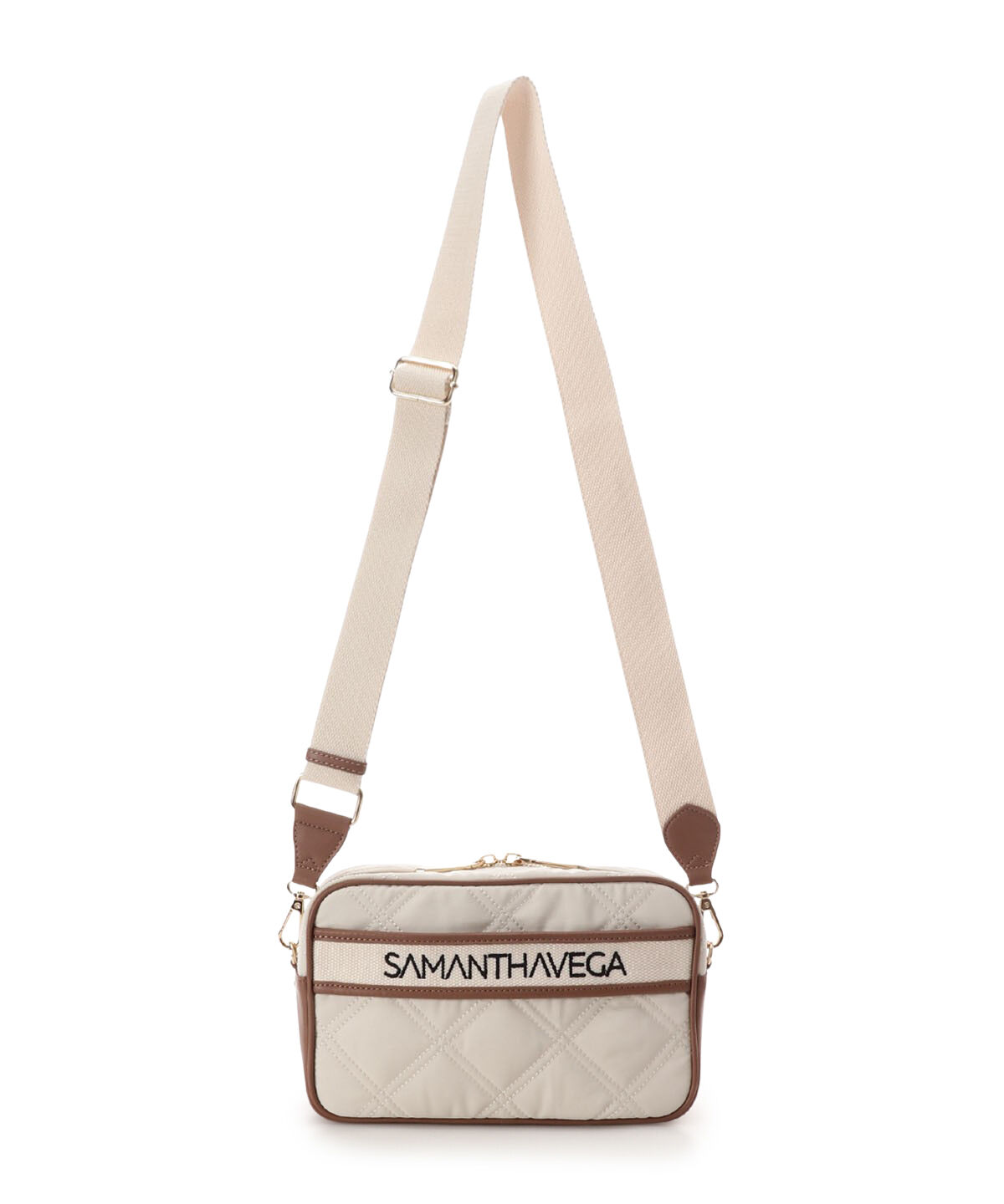 Samantha Vega「ロゴテープキルティングショルダーバッグ」|ショルダー・メッセンジャー|