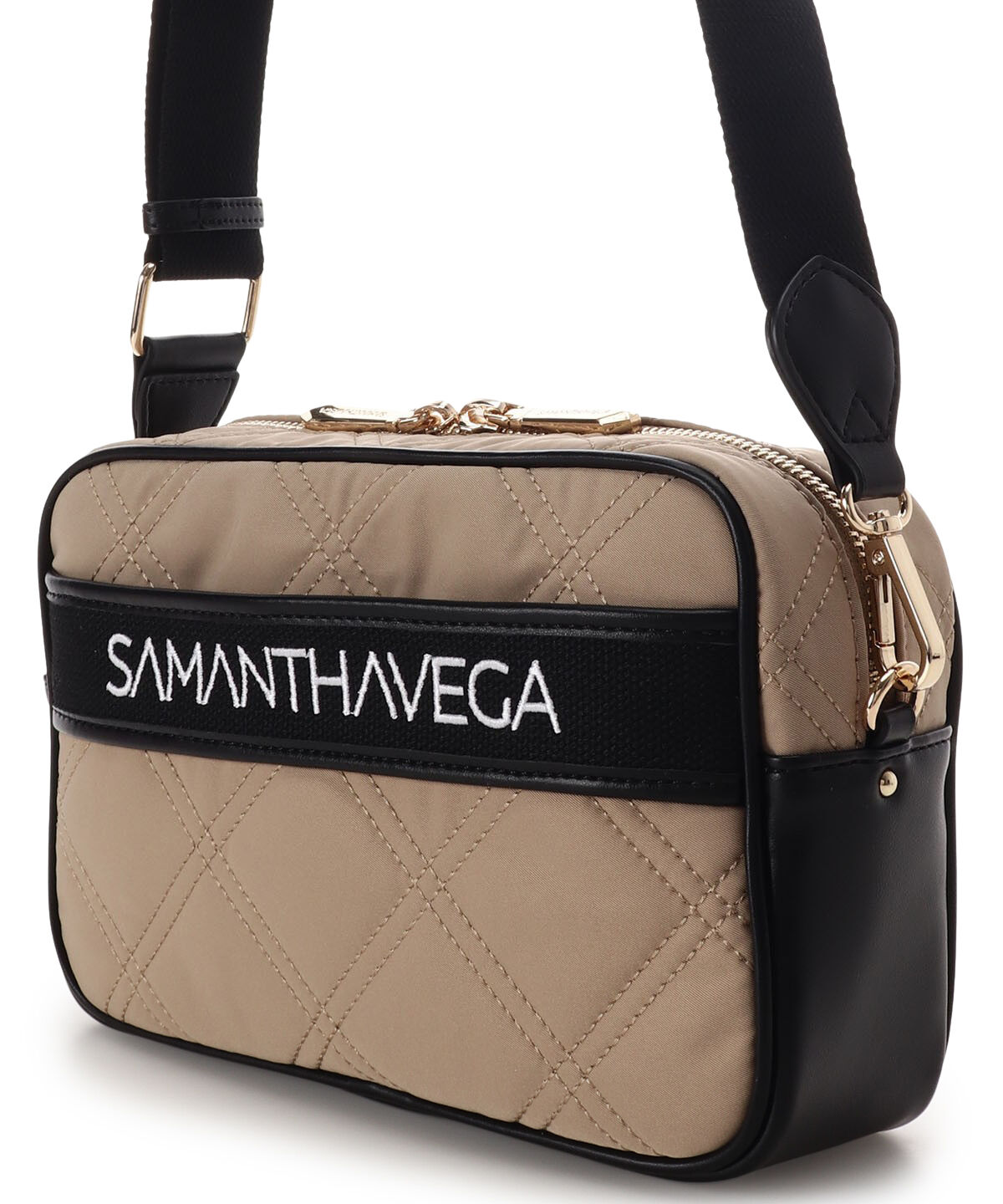 Samantha Vega「ロゴテープキルティングショルダーバッグ」|ショルダー・メッセンジャー|