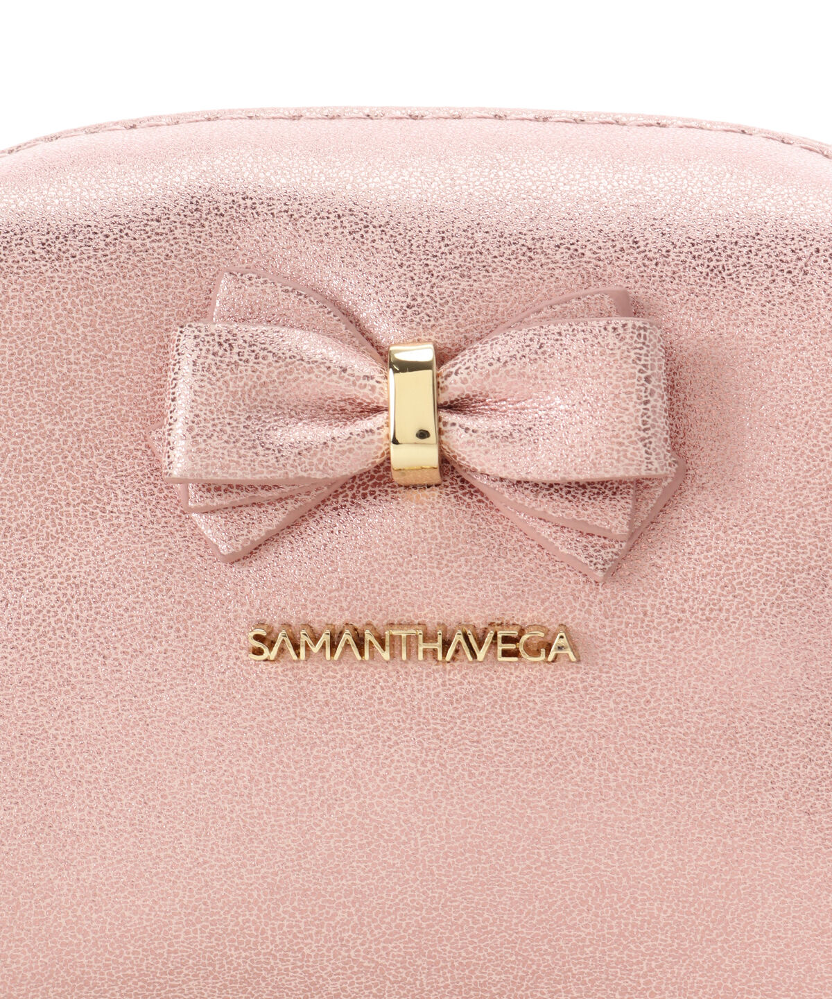 Samantha Vega「アクセントリボンラメポーチ」|ポーチ|