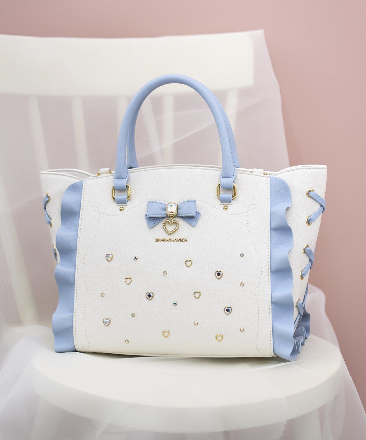 Samantha Vega「リボンジュエリーフラッター（小）」|ハンドバッグ|