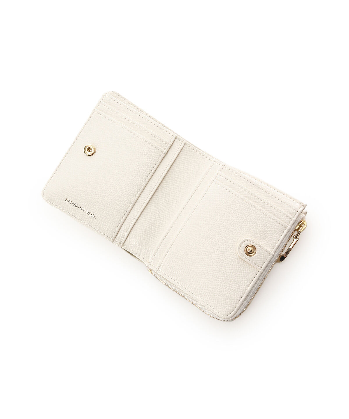 Samantha Vega「フローラルアクセントリボン折財布」|財布|