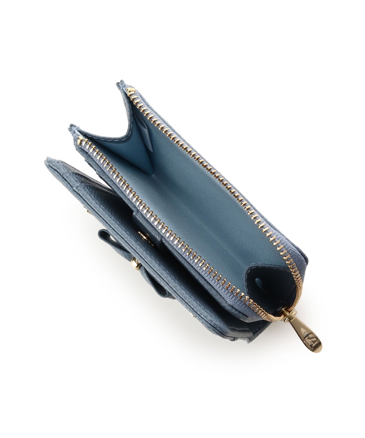 Samantha Vega「フローラルアクセントリボン折財布」|財布|