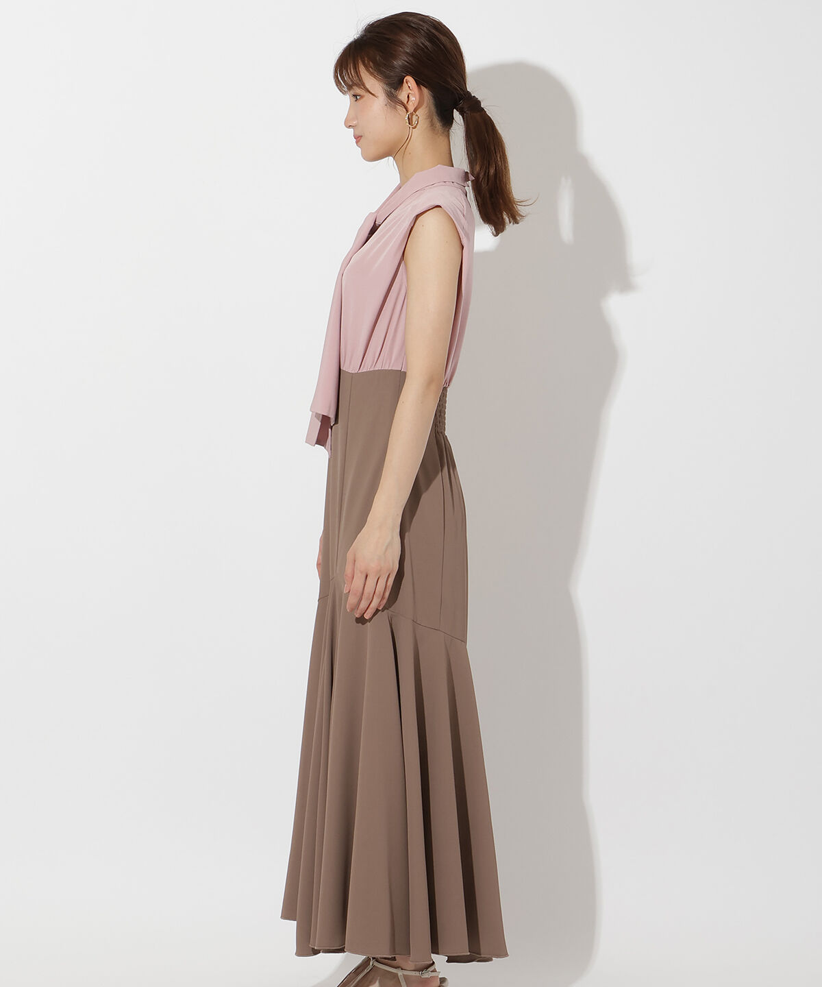 アンドクチュール「ボウタイ付きマーメイドドレス」|ドレス|