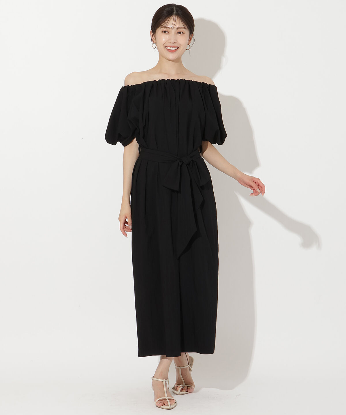 アンドクチュール「ケープスリーブワンピース」|ワンピース|