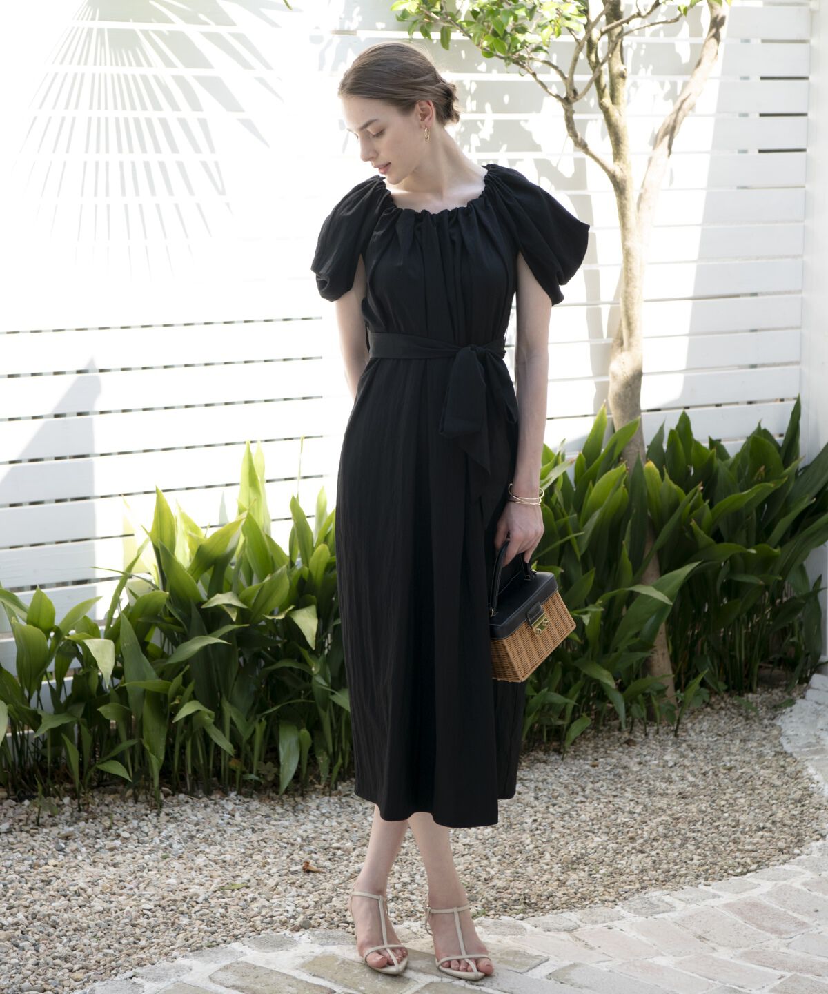 アンドクチュール「ケープスリーブワンピース」|ワンピース|