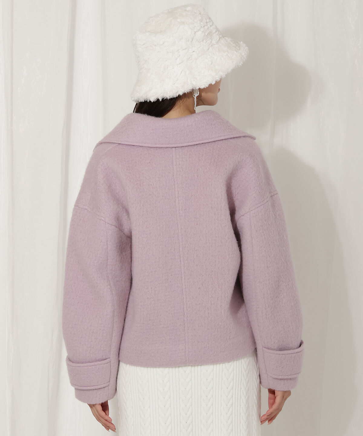 WILLSELECTION「Wボタンシャギーショートコート」|その他|