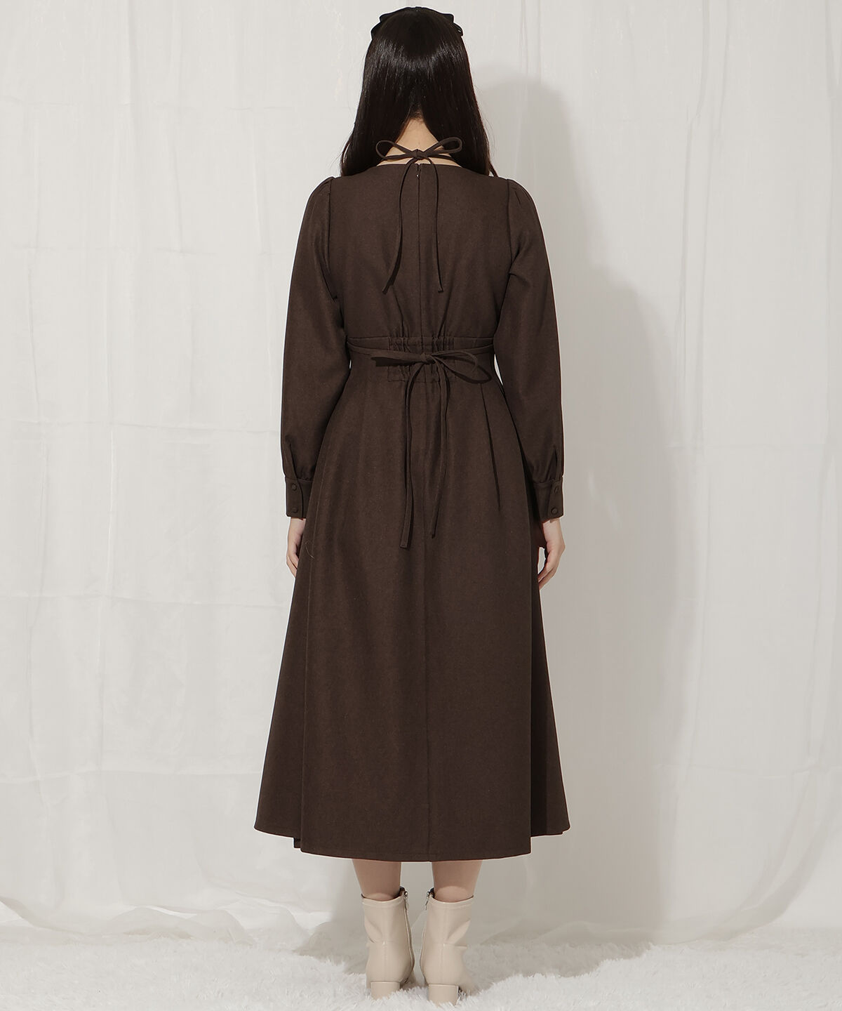 WILLSELECTION「クロスネックフレアワンピース」|ワンピース|