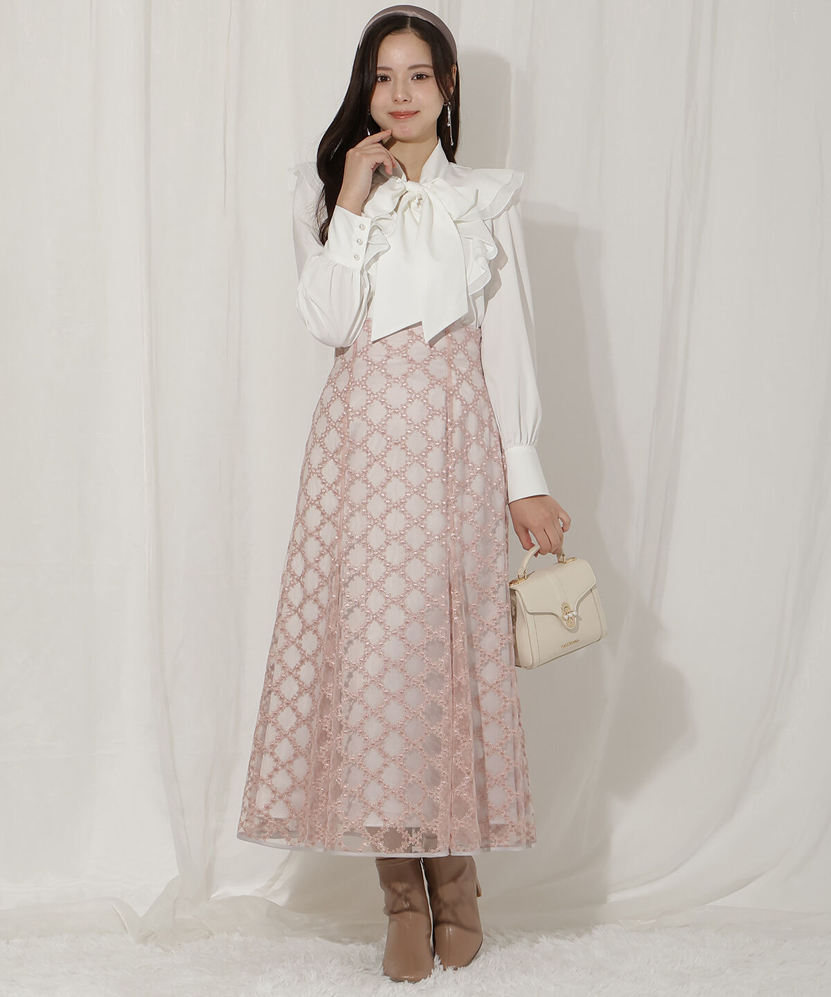 WILLSELECTION「ラッフルボウタイブラウス」|シャツ・ブラウス|