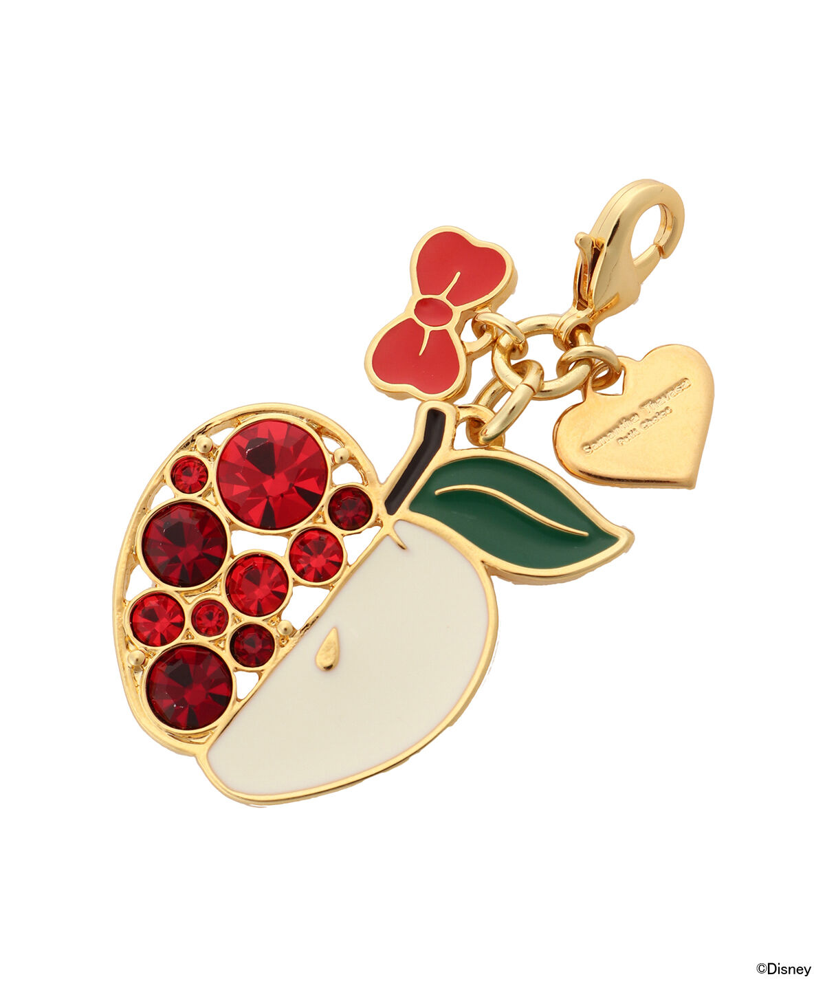 Samantha Thavasa Petit Choice「ﾃﾞｨｽﾞﾆｰ･ｱﾆﾒｰｼｮﾝ映画『白雪姫』ｺﾚｸｼｮﾝ ﾌｧｽﾅｰ」|チャーム・キーホルダー|ゴールド