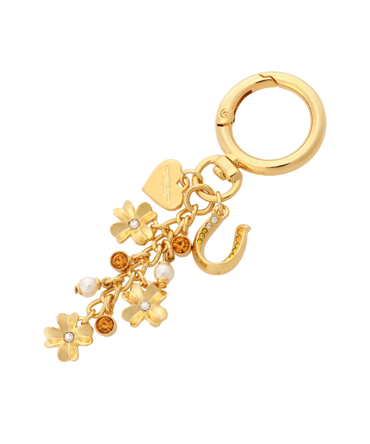 Samantha Thavasa Petit Choice「フープビジューホース キーリング」|チャーム・キーホルダー|イエロー