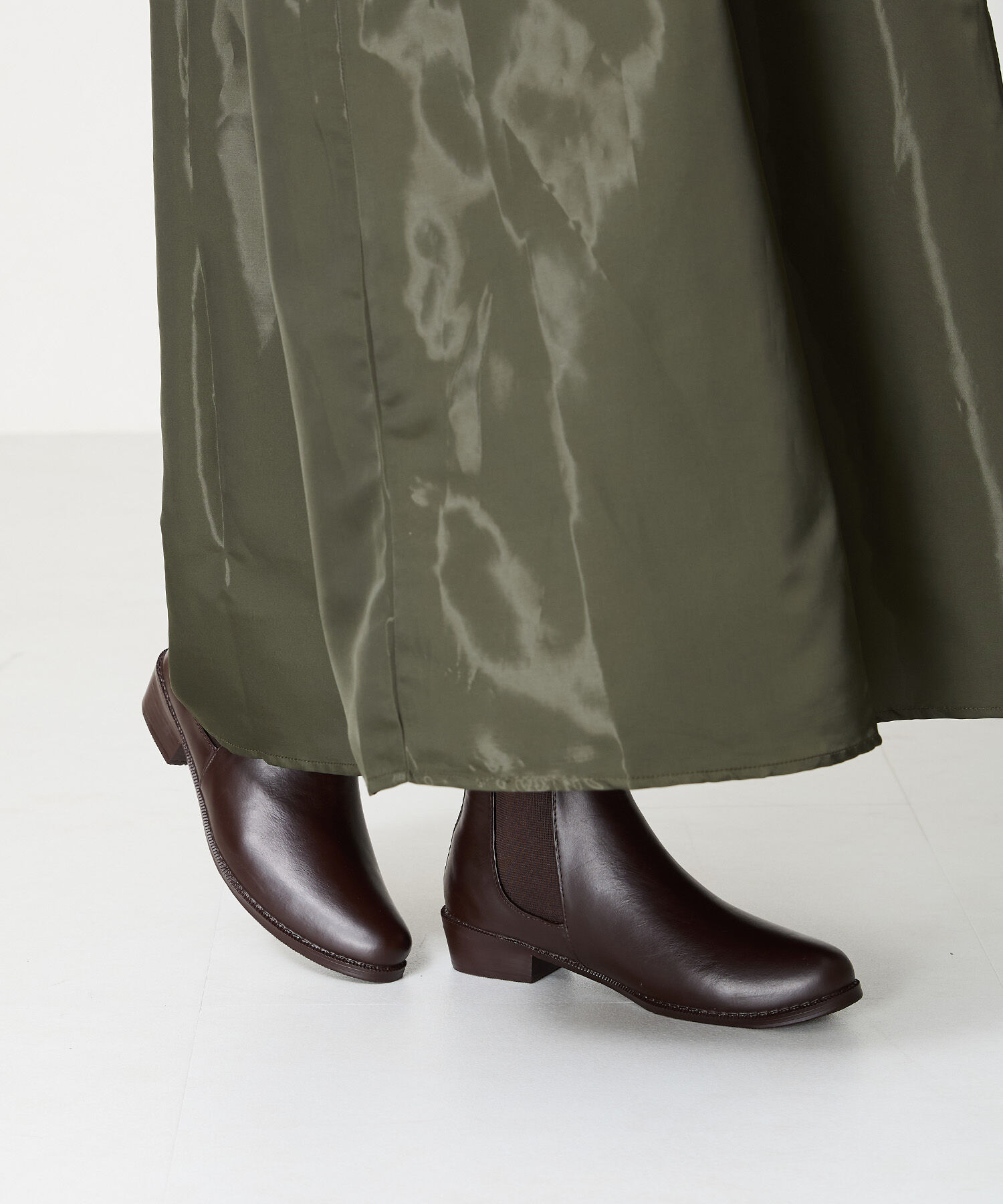 ORiental TRaffic「 ●晴雨兼用●【防水】レイン ショートブーツ /R-0009 厚手クッション入り」|ショートブーツ|