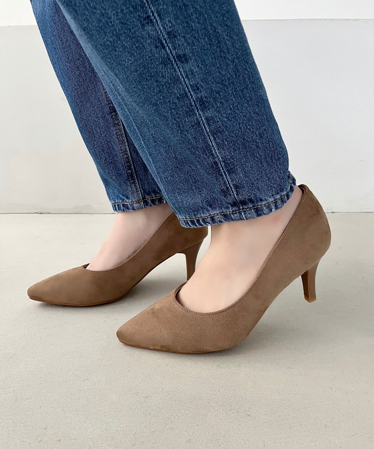 ORiental TRaffic「【跳べるパンプス/シリーズ累計１５０万足突破】 ポインテッドトゥ ヒール パンプス /R-3201 クッション」|パンプス|