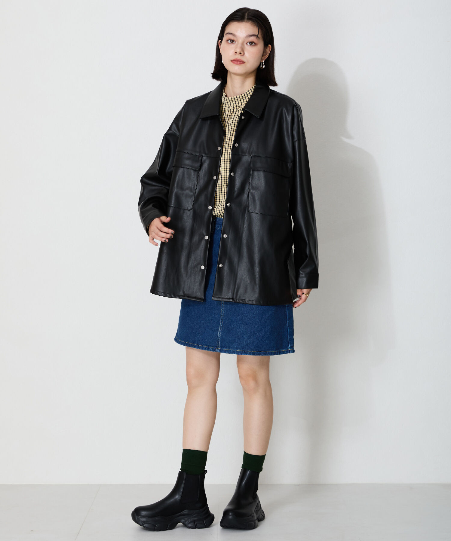 ORiental TRaffic「●2024秋冬新作●スニーカーソールサイドゴアブーツ/41432」|ショートブーツ|