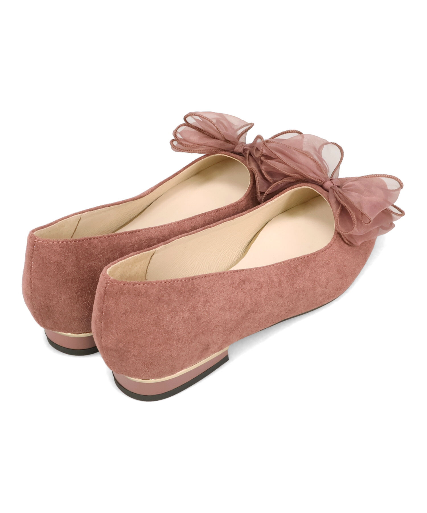 ORiental TRaffic「●2025秋冬新作●ビッグ チュールリボン パンプス /51321 フラット」|パンプス|