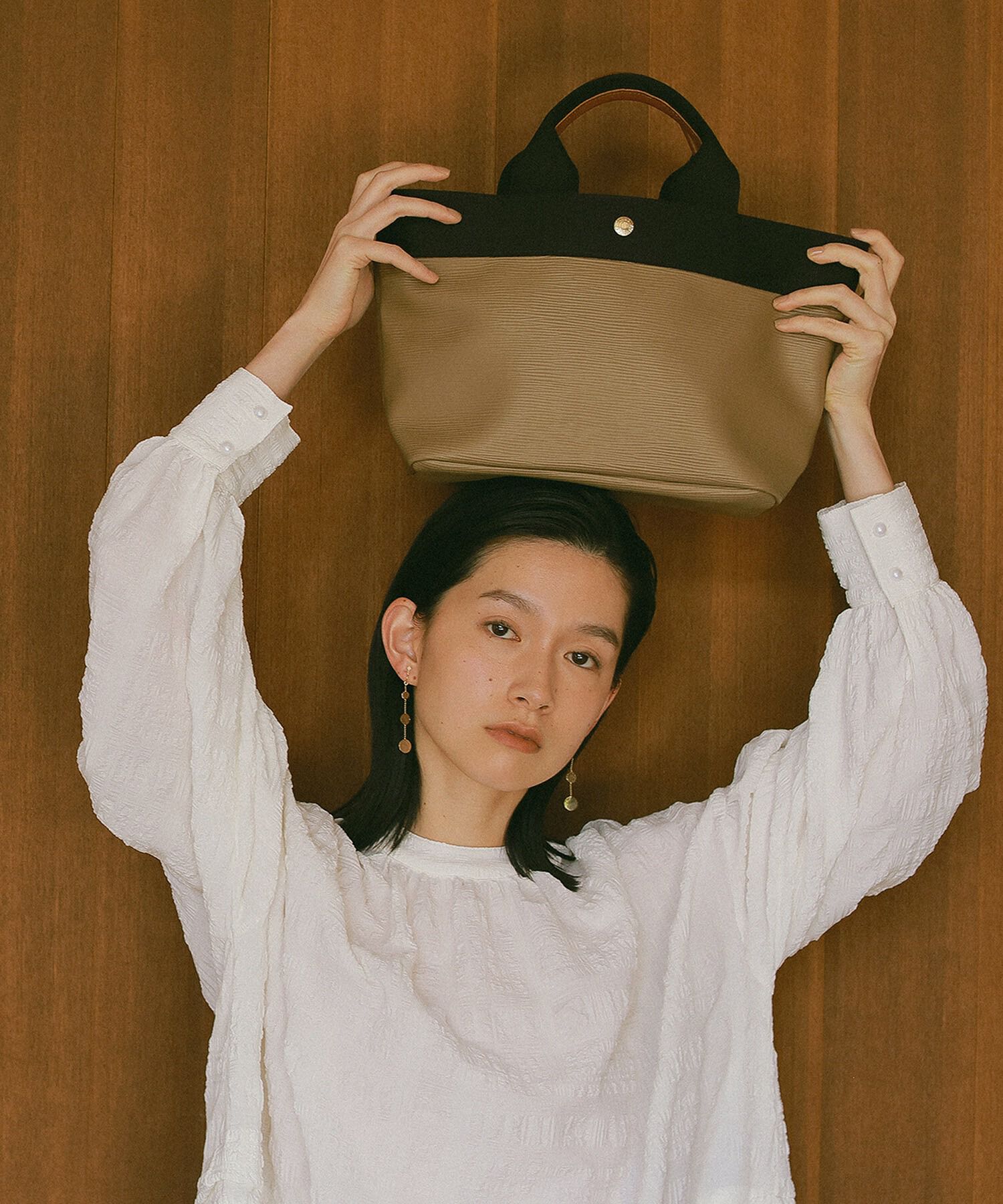 TOPKAPI BREATH「【VERY 10月号掲載】RIPPLE リプル ネオレザー ミニ トートバッグ」|トートバッグ|