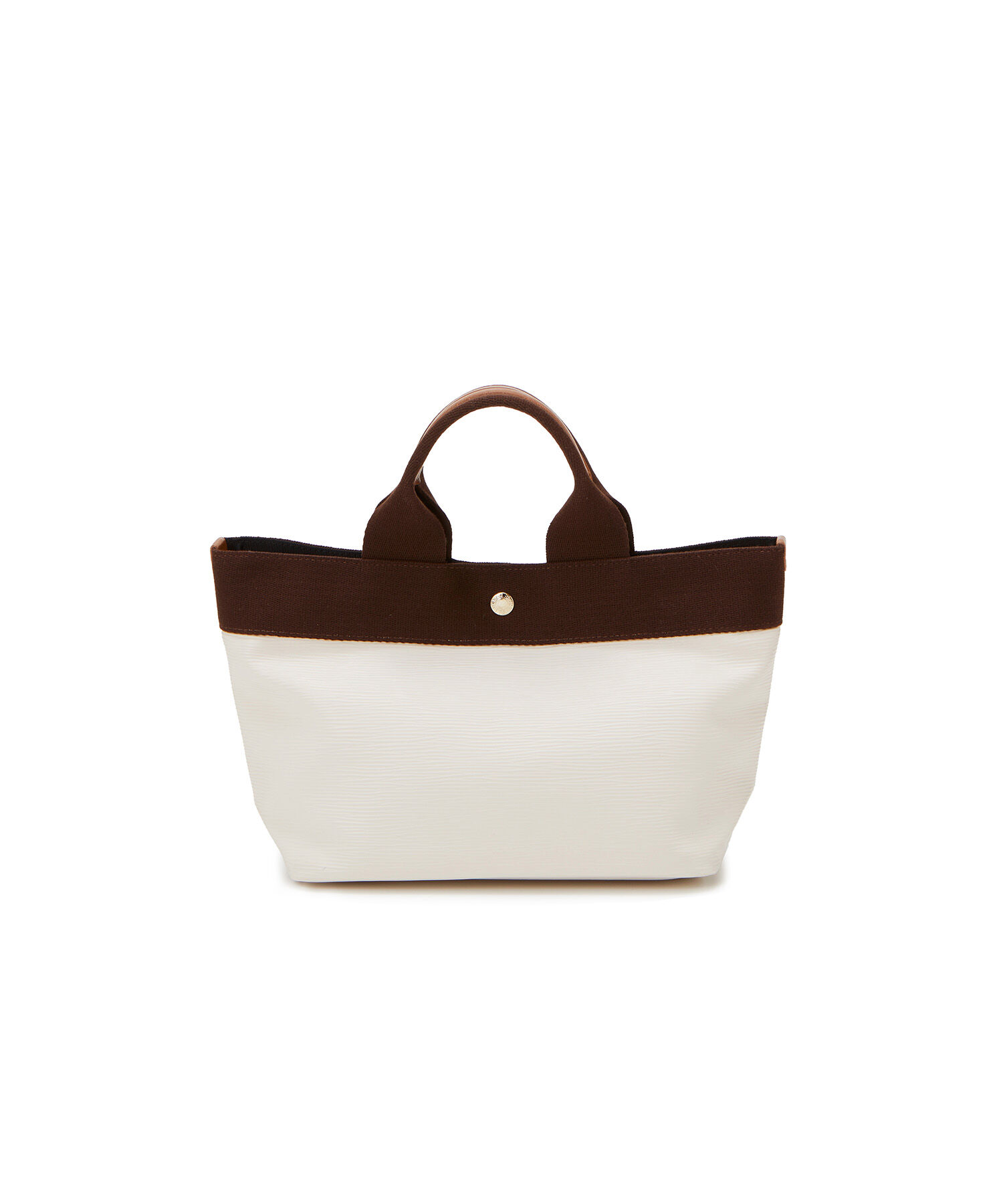 TOPKAPI BREATH「【VERY 10月号掲載】RIPPLE リプル ネオレザー ミニ トートバッグ」|トートバッグ|クリーム