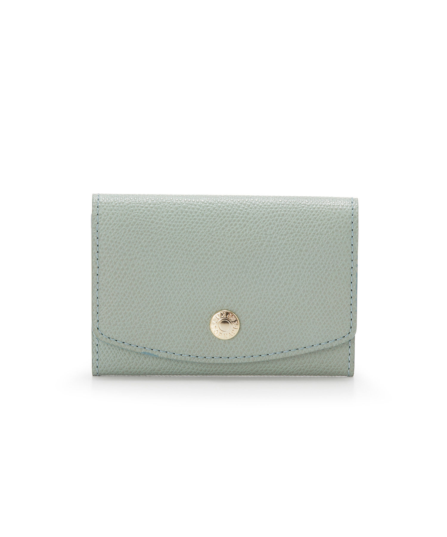 TOPKAPI 「[TOPKAPI]トプカピ 角シボ型押し・ 名刺入れ COLORATO コロラート」|財布|グリーングレー