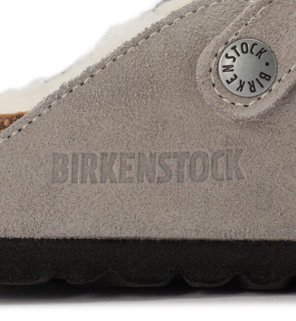 BIRKENSTOCK「【ビルケンシュトック】ボストン/ストーンコイン スエード シープスキン ファー/クロッグ レディース」|サンダル|