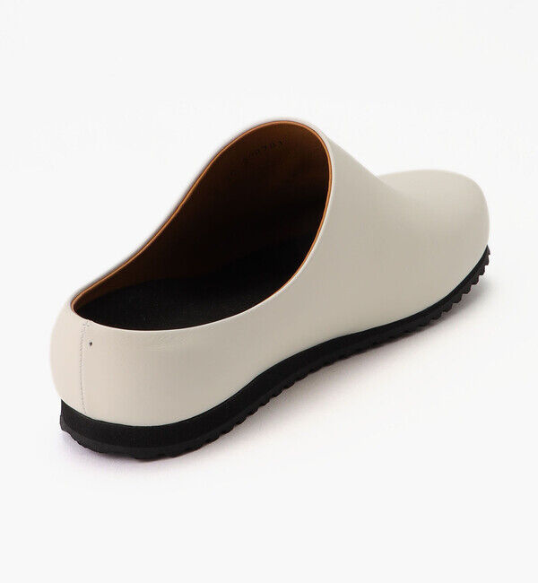 BENEXY「【ベネクシー】270 スリム/エクリュ ナチュラルレザー/クロッグ メンズ レディース」|サンダル|