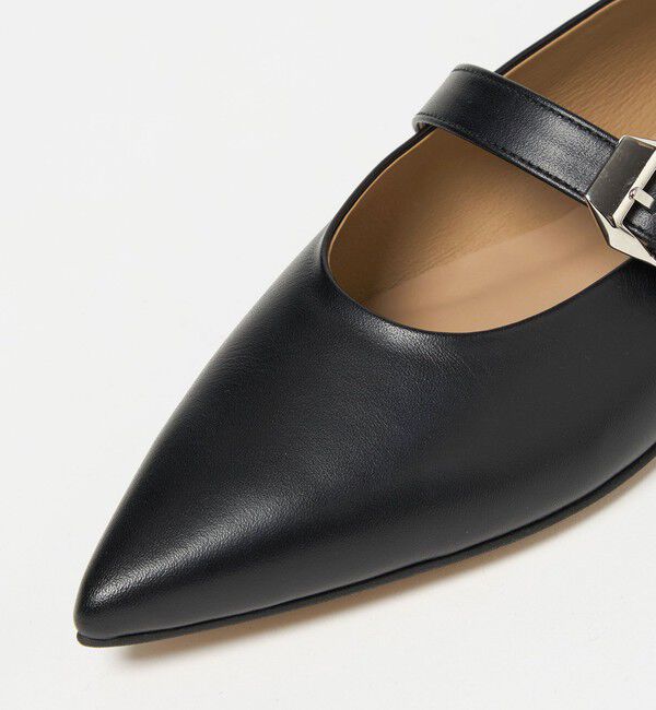 ODETTE E ODILE「ベルテッドシャギー フラット10&uarr;」|パンプス|