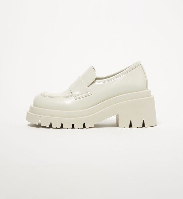 ODETTE E ODILE「＜SY＞ タンクソールローファー フラット75&uarr;」|ローファー|OFF WHITE