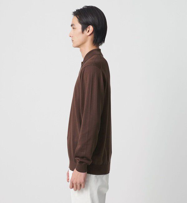 UNITED ARROWS「コットン ハイゲージ  ニットポロシャツ」|ニット・セーター|