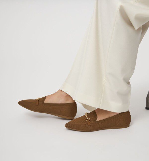 UNITED ARROWS green label relaxing「ウェルネス ニット ローファー -撥水・ウォッシャブル-」|デッキシューズ|